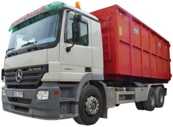 Lastwagen mit Container